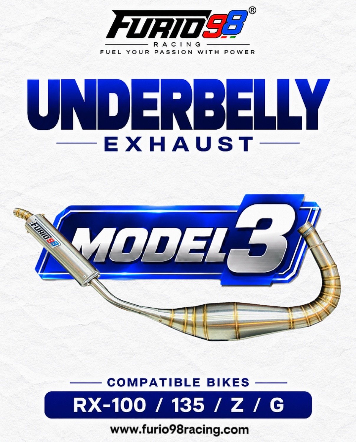 RX100/135 Stainless Underbelly Chamber (Model 3)