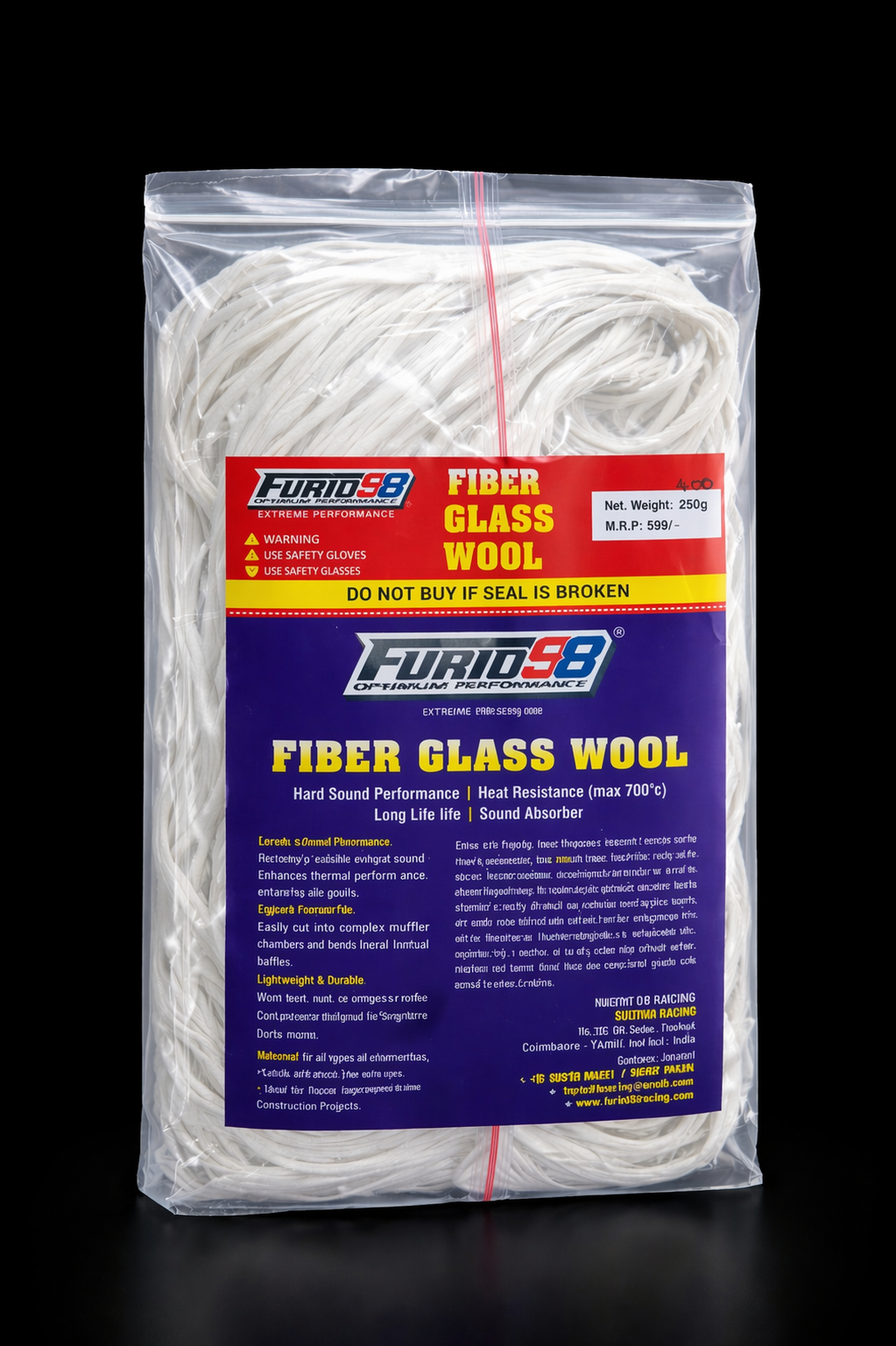 FURIO98 Fiber Glasswool Thread Type (250g)