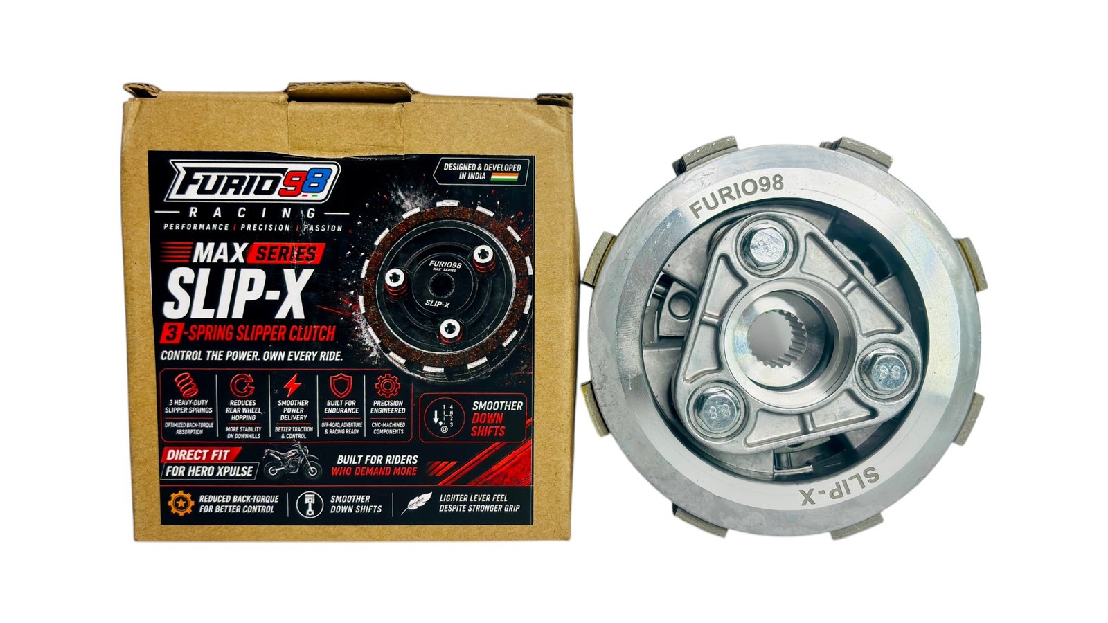 FURIO98 Slipper Clutch - Xpulse/Impulse/Unicorn - Direct Fit